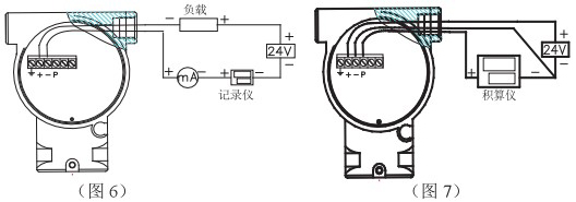 靶式流量计三线制接线图