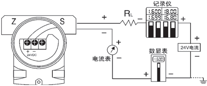 3051差压变送器接线图